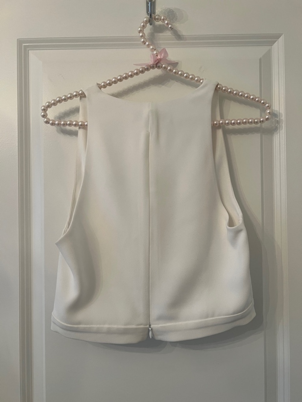 Zara Ivory Draped Cowl Neck Camisole - Picture 3 of 4